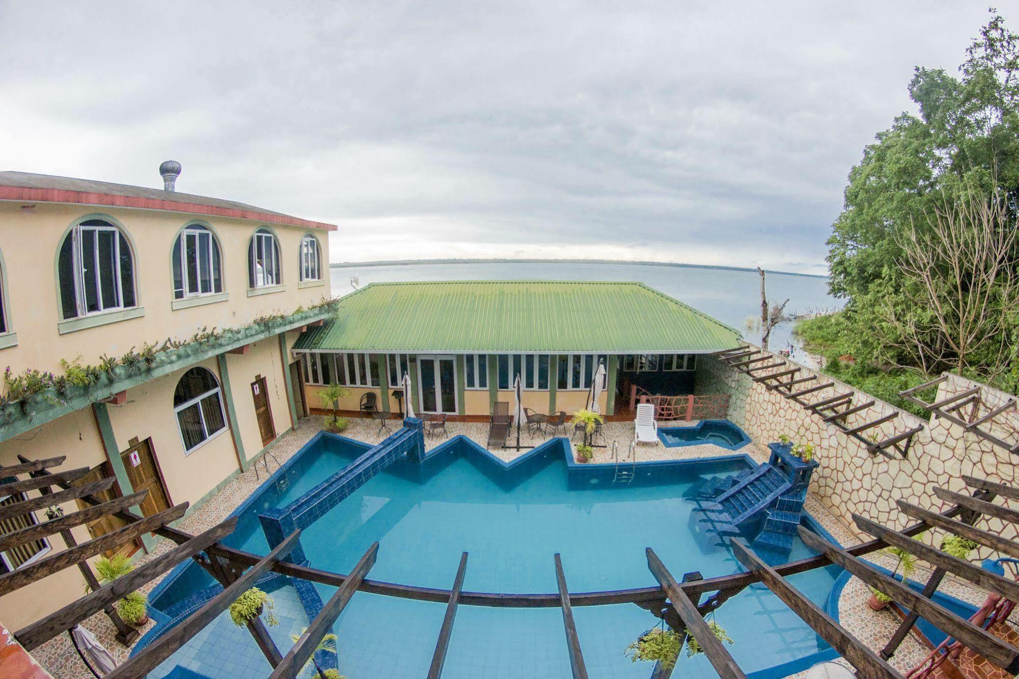 Hotel Ribiera Del Lago Peten Itza San Roman Ngoại thất bức ảnh