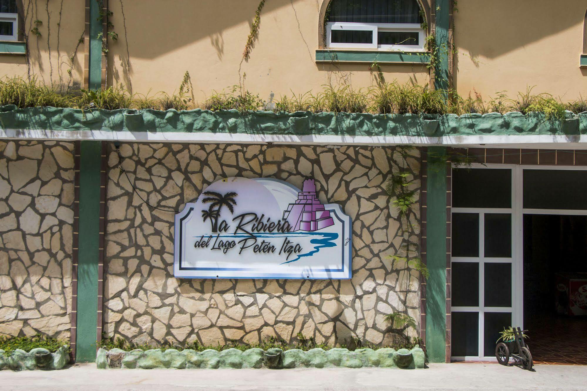 Hotel Ribiera Del Lago Peten Itza San Roman Ngoại thất bức ảnh